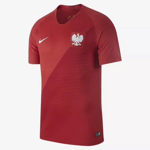 Camiseta Polo delnia 2ª 2018 Rojo